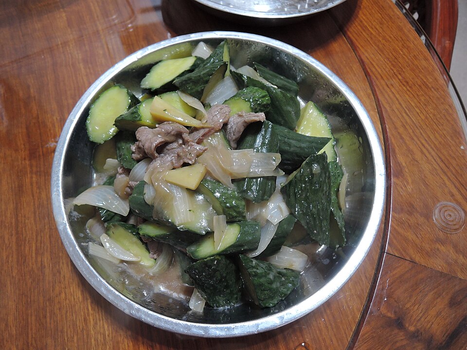 goat with bitter melon