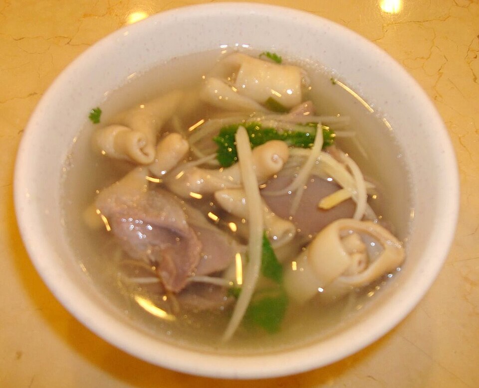 duck offal soup