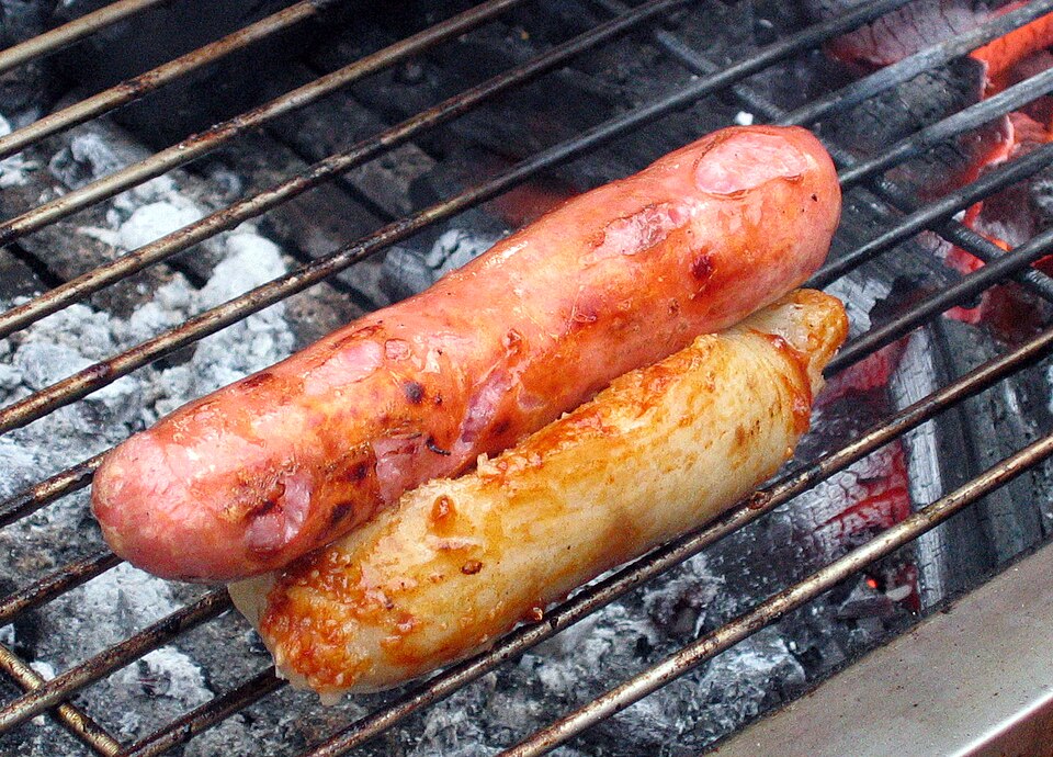 Grilled Taiwanese sausage