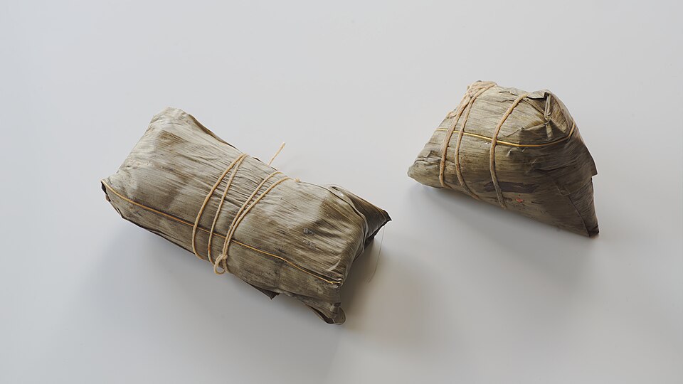 Peanut zongzi (vegetarian rice dumpling)