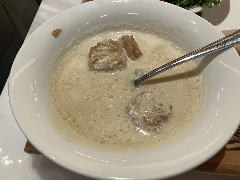 Savoury soy milk
