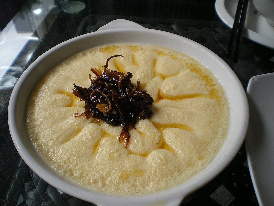 Steamed egg soup