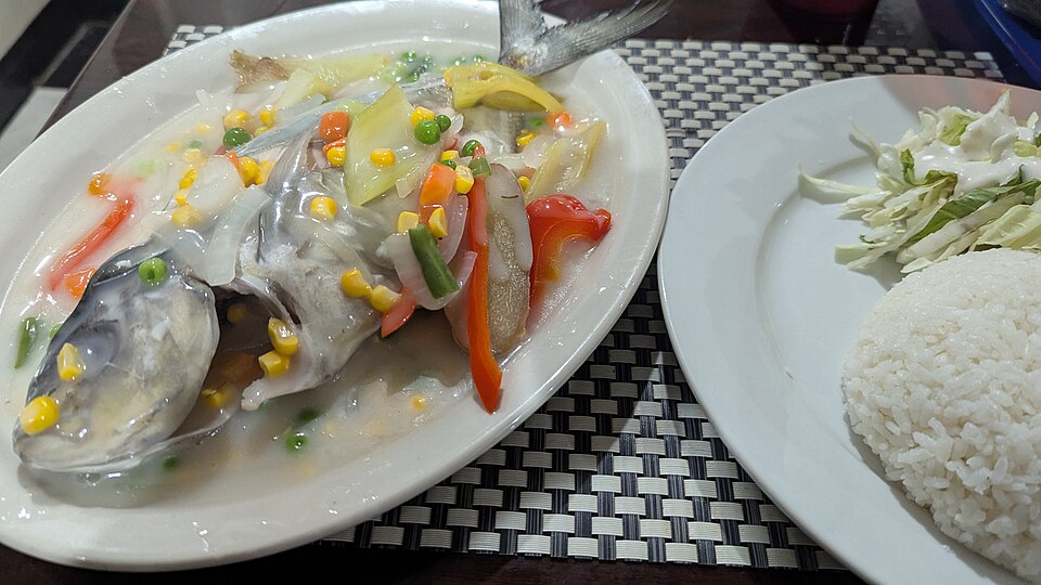 Steamed fish