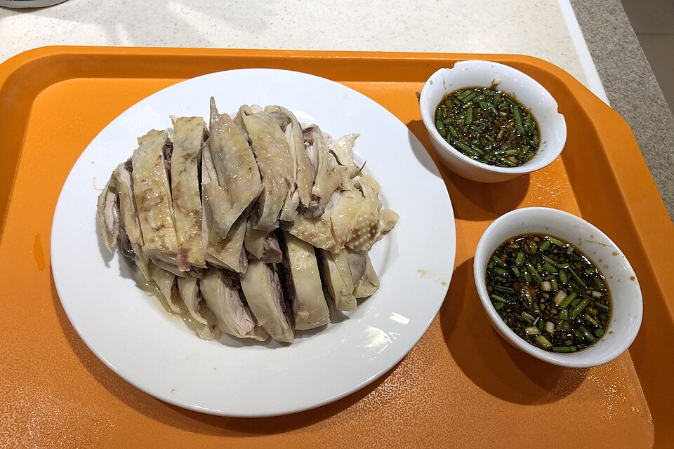White-cut chicken